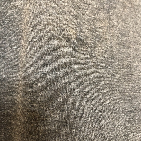 Three Dots Dark Grey Front Asymmetrical Zip Skirt - Picture 7 of 12